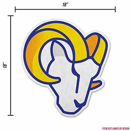 Rico Industries NFL Los Angeles Rams Primary Shape Cut Pennant - Home and Living Room Décor - Soft Felt EZ to Hang 18x0.10x18 by Rico Industries - Image 5