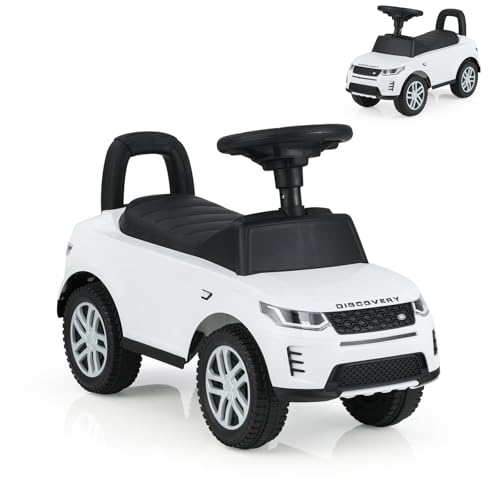 Cadeau pour fille & garçon porteur enfant 1-3 ans voiture blanche