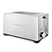 Taurus Mytoast Duplo Legend Tostador, 1400 W, Acero Inoxidable, 2 Ranuras, Gris