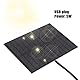 Solarpanel 5W 5V Kleines, Leichtes Outdoor-Solarpanel für Solargenerator, Powerbank, Laptop-Mobiltelefon