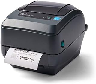 ZEBRA GX430t Thermal Transfer Desktop Printer Print Width of 4 in USB Serial Parallel and Ethernet Connectivity GX43-102410-000