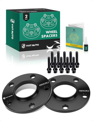 YHTAUTO 5x120 Hub Centric Wheel Spacers 10 mm Compatible with 1974-2016 BMW 1/3/5/6/7/8/M3/M5/M6/Z3/Z4/Z8 Series