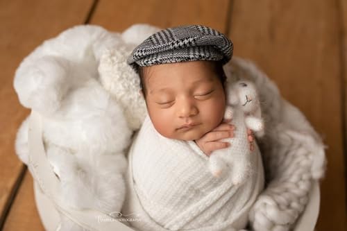 Twinkle Nest Baby Wrap: Newborn Photography Wrap. Baby Photoshoot Prop for Boy or Girl. Baby Swaddle Wrap and Receiving Blanket for Newborn Photography Props. Baby Photo Props. (White) - Image 4