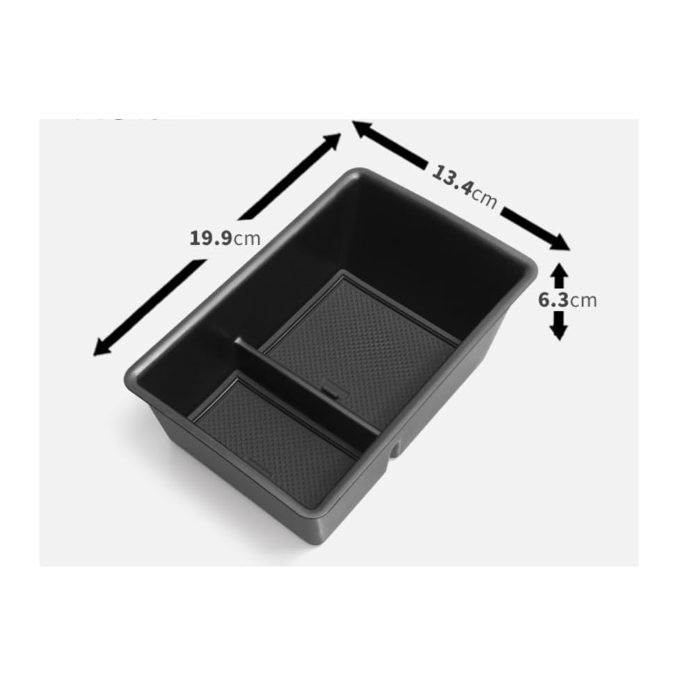Caja de Almacenamiento para Consola Central de Coche Audi Q3 Sportback 2019-2026 Organizador de reposabrazos para Coche 2019-2022