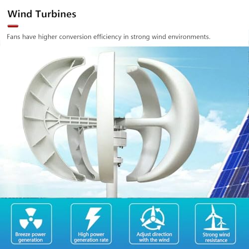 Przenośny generator wiatrowy 13 000 W: 12 V / 24 V / 48 V / 72 V / 110 V / 220 V / 5 łopatkowych odnawialnych rozwiązań energetycznych w zakresie dostaw