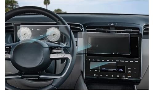 Verre trempé Tucson et NX4 évitez les rayures sur l'écran du tableau de bord