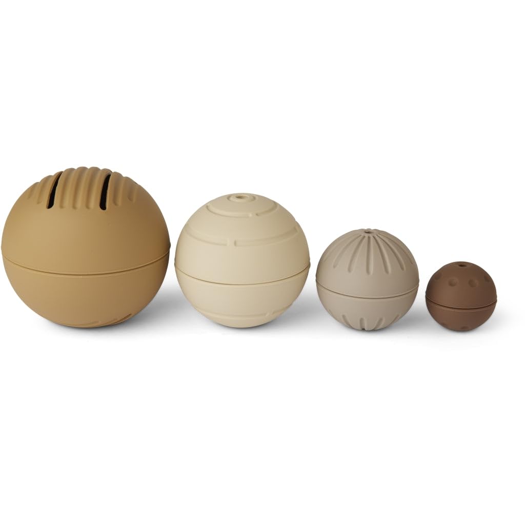 Neo - Silicone Ball Set (Set of 4) - Brown Mix