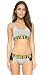 Calvin Klein Women's Intense Power Racerback Bralette, Medium Grey/Striking Lime, Medium