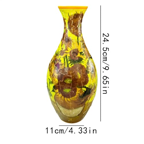 Vase puzzle décoratif pour table de salon et chambre - 6
