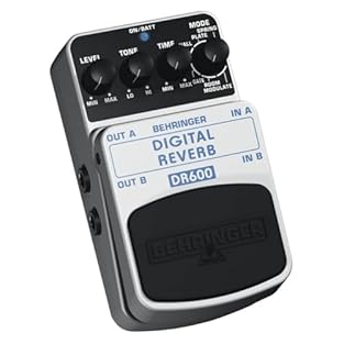 Studio-Quality Reverb: Add rich, warm, studio-grade reverb to any live performance or recording with the DR600, delivering professional sound in any setting Six Stunning Reverbs: Choose from six high-resolution, 24-bit reverb effects, including Sprin...