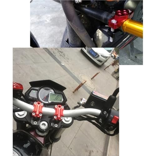 Abrazadera de manillar para moto de 32 a 54mm y soporte de faros BK-54MM 5
