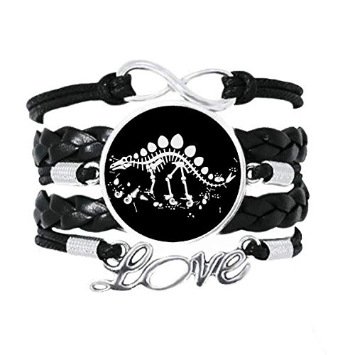 Bracelet en cuir torsadé dragon idéal pour vos sorties et soirées