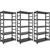 2000lbs Garage Shelving, 72"H Adjustable 5 Tier Garage Storage
