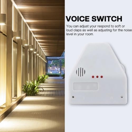 Interrupteur de lumière pour cuisine et chambre à commande sonore - 8