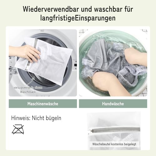 Carer Auslaufsichere Unterwäsche für Erwachsene für Inkontinenz, waschbar, geräuscharm Kunststoffhose Unisex, 2 Stück Grau M