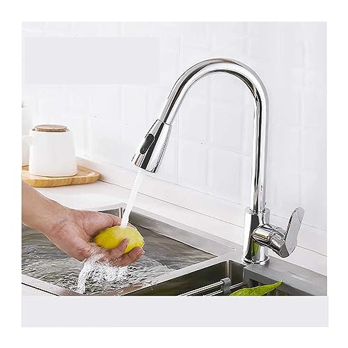 Robinet de cuisine poignée ergonomique finition chrome brillant chic