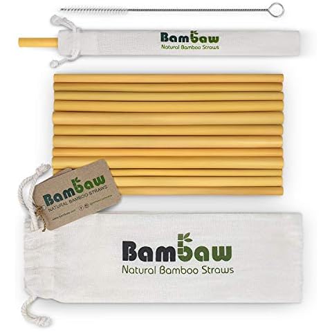 Bambus Strohhalme 22 cm Cover