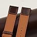 Handdn Handmade Dark Brown Shell Cordovan 1.4mm hand-stitched seam Leather Watch Band,Quick Release Leather Watch Bands 16mm 18mm 19mm 20mm 22mm For Men And Women