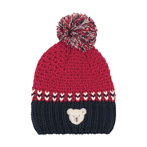 Steiff Beanie Bonnet Mixte Enfant aux finitions haut de gamme et douceur certifiée