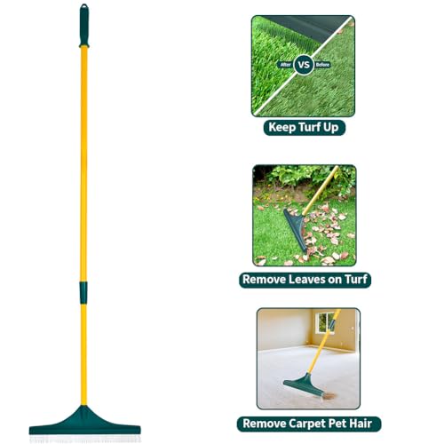 Rastrillo para césped artificial y hojas Restick ajustable miniatura 3