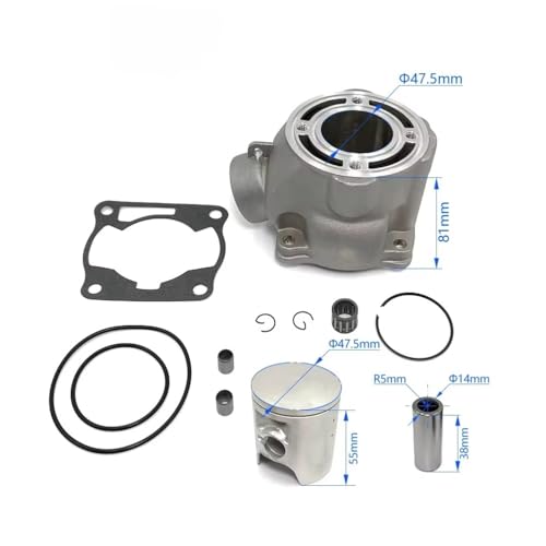 Kit de cilindro para YZ85 y YZ80 con culata y pistón para motor ATV 2002-2014 7