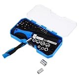 Conception multifonction : comprend des embouts de tournevis à tête plate, , et hexagonaux, ce qui le rend adapté à un large éventail de tâches de réparation, un embout de tournevis de précision, un jeu de tournevis pour vélo