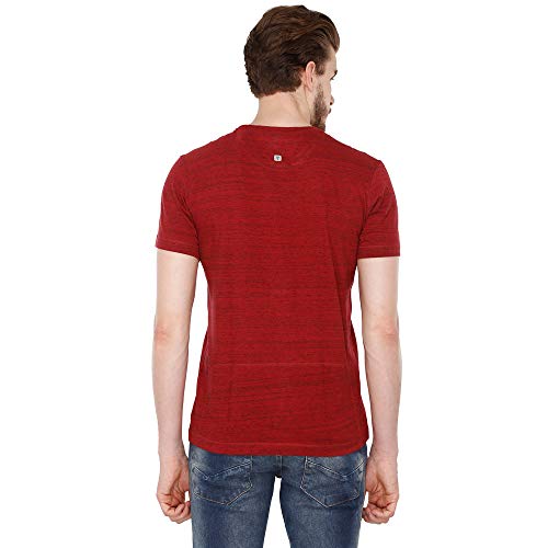 Image of Van Heusen Men Regular Fit T-Shirt - Cotton Rich - Moisture Wicking, Crew Neck, Short Sleeve