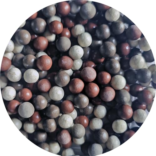 Image of Colorful Leca Clay Pebbles 5LBS for Plants 8-10mm Natural Organic Leca Balls Indoor Potting Garden Soil for Orchid, Succulents, Hydroponics, Decoration, Drainage (Colorful-2, 5 lbs)