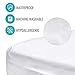 DMI Waterproof Mattress Protector, Mattress Pad, Waterproof Mattress Cover, Bed Pad and Bed Cover, Encased Zippered Fit, Queen (Pack of 1), White