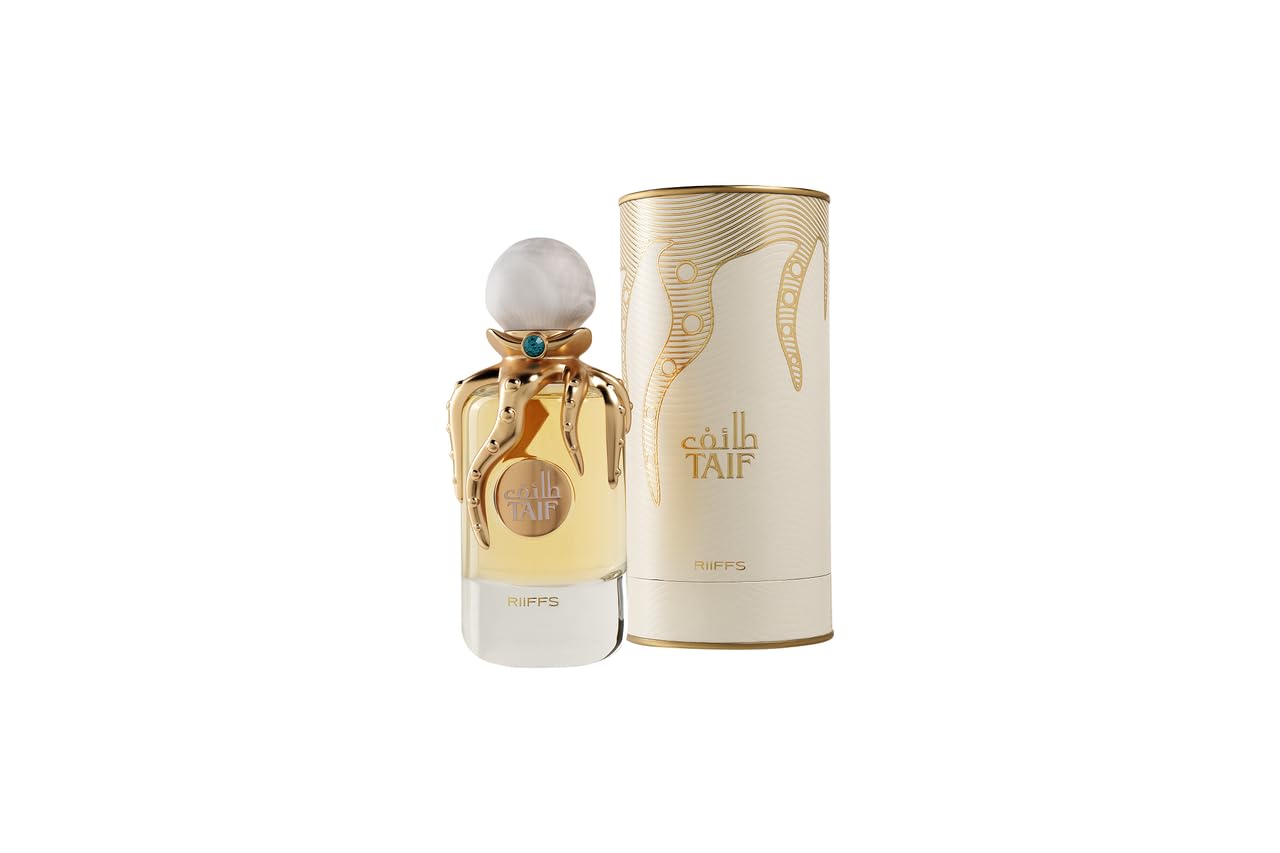 RiiFFS PARFUMS Taif Eau de Parfum Long Lasting Floral Citrus Perfume with Taif Rose, Lemon & Musk Unisex Arabic Fragrance 100ml