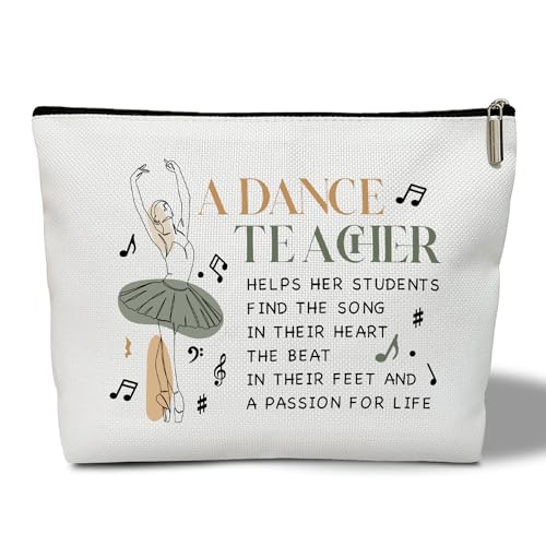 Rizotus Multifunction Makeup Bag Purse - Appreciation Gift for Her, Women, Coworker, Dance Teacher, Dancer, Travel Accessories