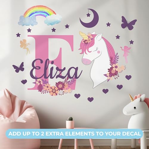 Vinilo Decorativo Unicornio Personalizado para Pared miniatura 2