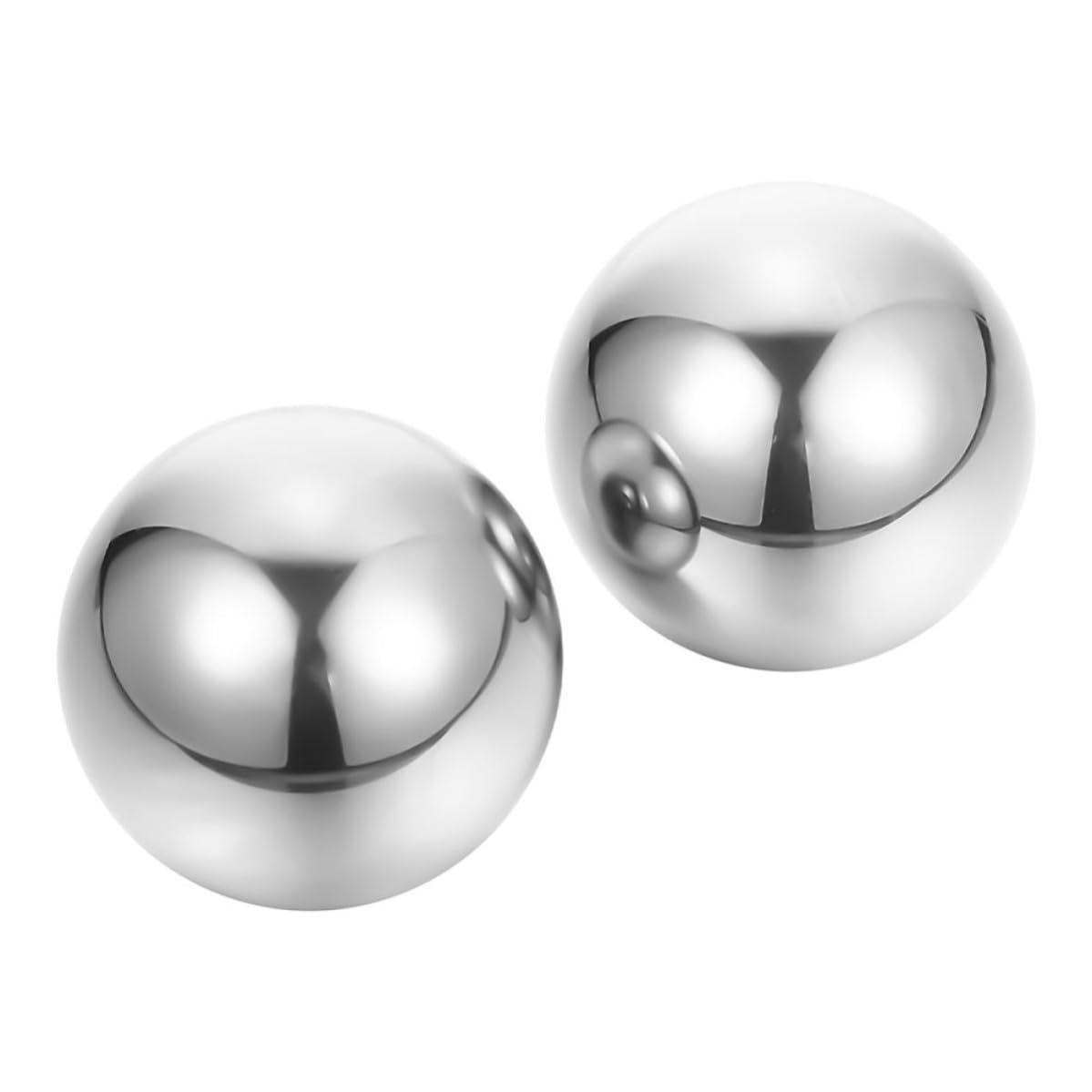 Handmassagebälle Edelstahl, 1 Paar 70mm Baoding Bälle für Muskelmassage und Faszienentspannung, geeignet für Reisen und Sportler