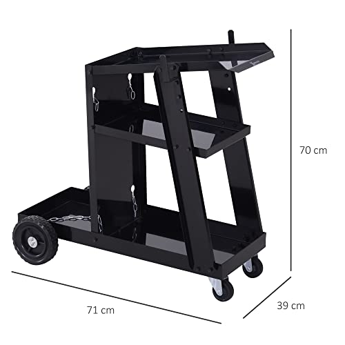 Chariot pour bouteille de gaz avec chaîne de sécurité - 5