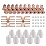 TOSENBA 40PCS PT-31 LG-40 Plasma Cutter Consumables for CUT50 CT312 CT520 LT3500 LT5000D