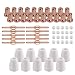 TOSENBA 40PCS PT-31 LG-40 Plasma Cutter Consumables for CUT50 CT312 CT520 LT3500 LT5000D