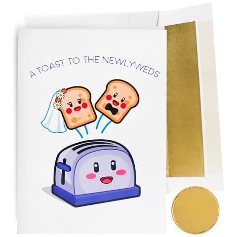 GIFTING GIGGLES Funny Wedding Card for couple | Newly Weds | Marriage Card for Couple | Wedding Day Congrats Gift | Congratulations Card | Premium Quality with Envelope and Seal Cover