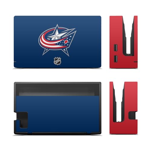 Skin vinyle Nintendo Switch Columbus Blue Jackets finition premium NHL - 4