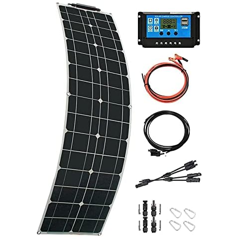 GWMWON Flexible Solar Panels with Accessories Cover
