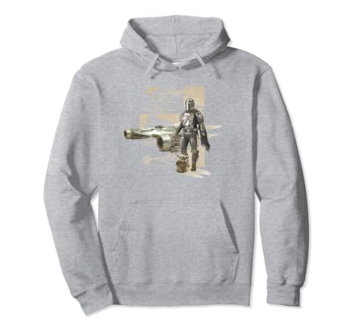 Sweat Mandalorian Star Wars et Grogu idéal pour vos soirées streaming à la maison
