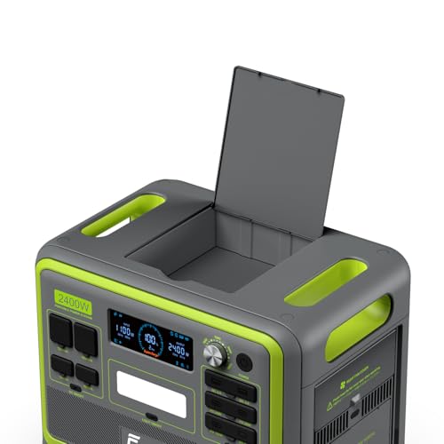 FOSSiBOT F2400 ポータブル電源 大容量 長寿命15年 リン酸鉄 ポータブルバッテリー アプリ遠隔操作 1.5