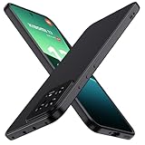 iVoler Cover in Silicone per Xiaomi 13 con Protezione Della Fotocamera, Ultra Sottile Custodia in TPU Morbida Anti-Graffio Antiurto Protettiva Case, Nero