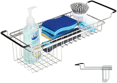 Sink Caddy Sponge Holder Kitchen Sink Organizer Sponge Caddy Expa...