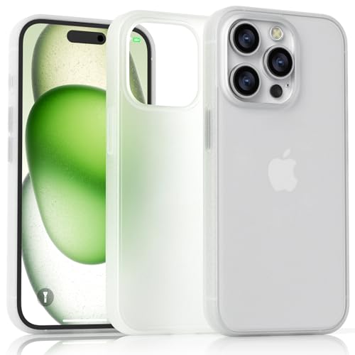 Gatita for iPhone 16 Pro Case Clear, Sturdy Matte Frosted Translucent Minimalist Hard Protective...