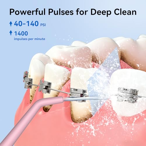 Water Flosser for Teeth Cleaning Cordless Portable Dental Pick - image 4