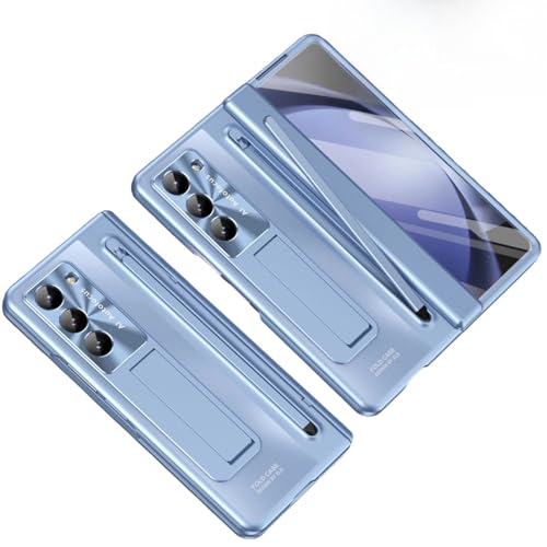 for Galaxy Z Fold Special Edition �p �P�[�X S �y���z���_�[�ƒ��߉\�ȃ��^���X�^���h�t�� �X�N���[���v���e�N�^�[���� �����O�z���_�[ �ϏՌ� ���^ �M�����N�V�[ Z Fold Special Edition �J�o�[ ��