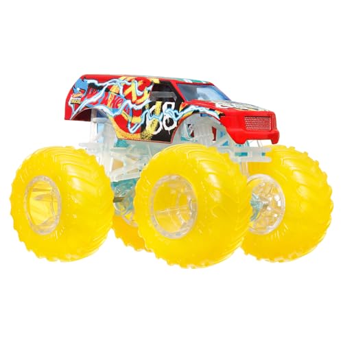 Hot Wheels Monster Trucks, Carro Surpresa Energia de Demolição, em Escala 1:64, Para crianças a part