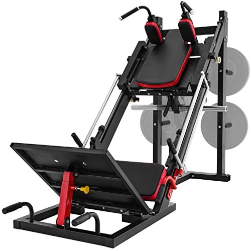 Leg Press Hack Squat Machine, Leg Strength Training Weight Machine