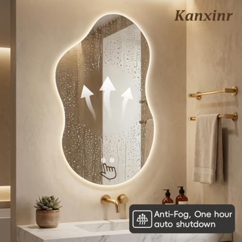 40"X24" Wall Mirror LED Mirror Bathroom Vanity Mirrors with Lights - Image 3