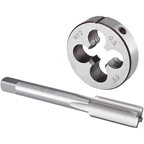 Image of Burkit M12 X 0.5 Tap and Die Set Right Hand